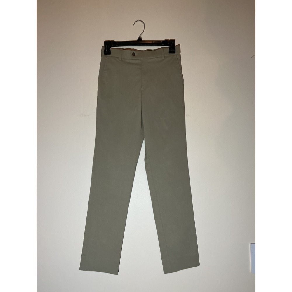 Vintage Lauren Ralph Lauren Women's Khaki Straight Leg Chino Pants Size 12R 26W - Picture 1 of 6